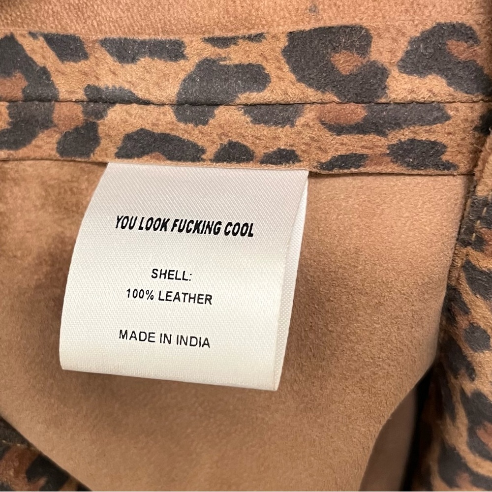 LPA Leopard Print Skinny Pants in Brown and Black - Picture 9 of 10